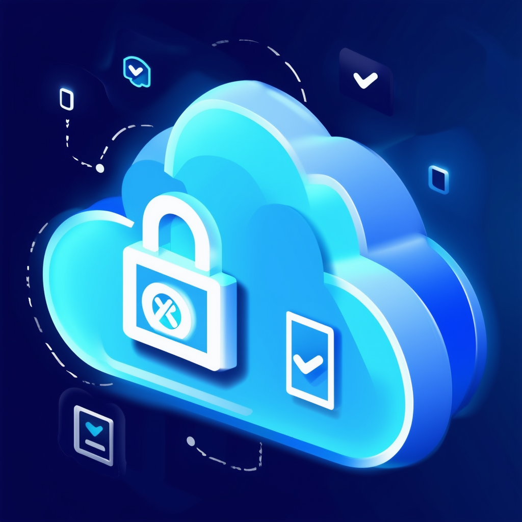 An illustration of a secure cloud with compliance 